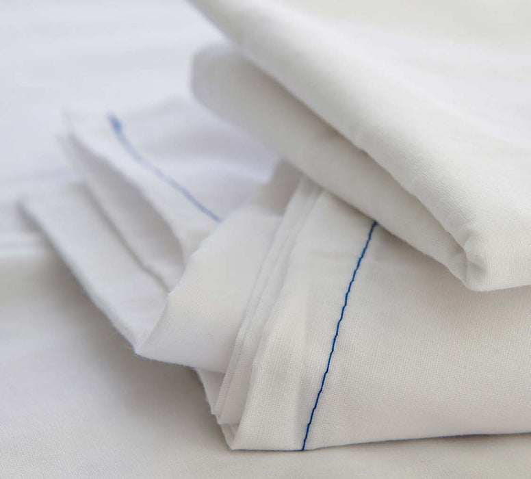 Economy T-180 Percale Woven Flat Sheets - 55% Cotton 45% Polyester - 108x117  - 27.5 oz. - King