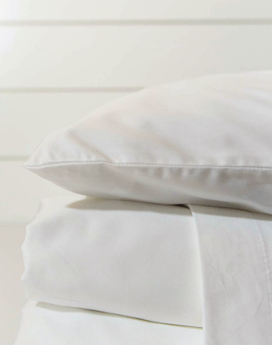 T-200 Percale Woven Fitted Sheets - 55% Cotton 45% Polyester - King size - 78x86x16 - 20 oz. - White